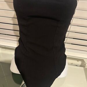 Free People Black bodysuit